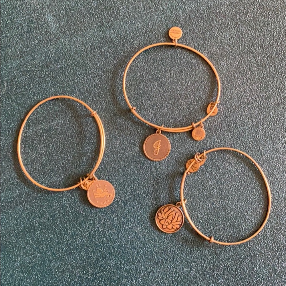 Three Alex & Ani Bangles!